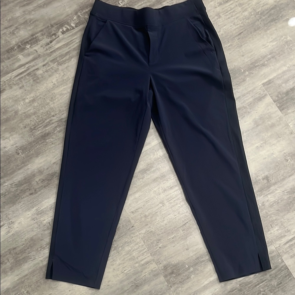 Athleta Navy Brooklyn Pants Size 10 Women's - Picture 7 of 13